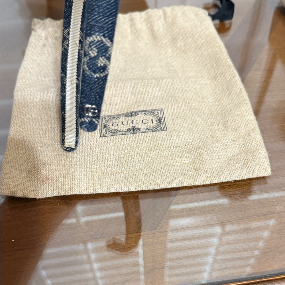 Gucci Indigo Blue Denim Women's Headband - Picture 3 of 8
